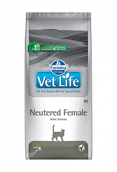 VET LIFE NEUTERED FEMALE для стерилизованных кошек 10 кг