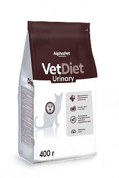 ALPHAPET VET DIET Urinary для кошек, 0,4 кг