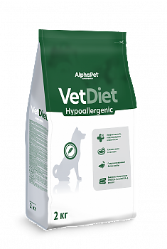 ALPHAPET VET DIET Hypoallergenic для собак всех пород 2 кг