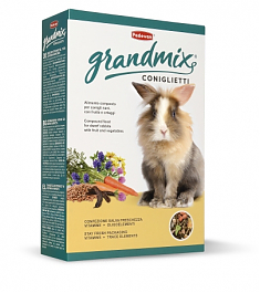 Padovan Grandmix Coniglietti сухой корм для кроликов, 0,85 кг