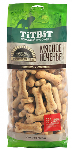 TITBIT лакомство печенье бискотти (мягкая упаковка), 1 кг