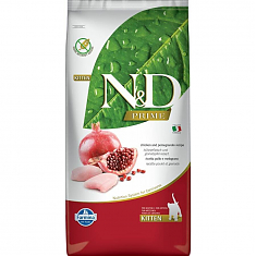N&D PRIME для котят, беременных и лактирующих кошек (КУРИЦА, ГРАНАТ), 10 кг.