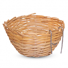 Triol NATURAL Гнездо для птиц из лозы, d90х65мм