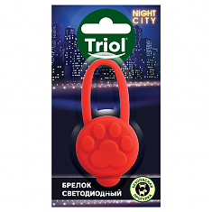 NIGHT CITY Брелок светодиодный "Лапка", 66х32мм Triol