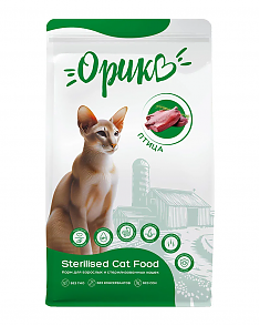 ОРИКО для стерилизованных кошек (ПТИЦА), 10 кг