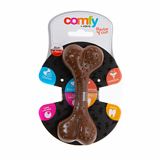 COMFY игрушка д/собак Косточка BARBECUE BONE BROWN 12,5см/с ароматом Барбекю  1/6