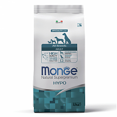 Monge Dog Hypo корм для собак (ЛОСОСЬ, ТУНЦА), 2,5 кг