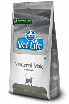 VET LIFE NEUTERED MALE для кастрированных котов 2 кг