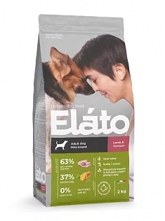 ELATO HOLISTIC для взрослых собак мелких пород (ЯГНЕНОК, ОЛЕНИНА), 2 кг.