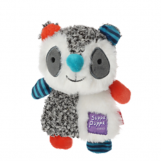 SUPPA PUPPA Игрушка для маленьких собак Енот с пищалкой, 17,5 см