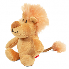 PLUSH FRIENDZ Игрушка для собак Лев с пищалкой, 10 см 