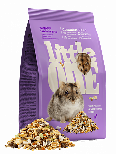 LITTLE ONE корм для карликовых хомяков, 400 г