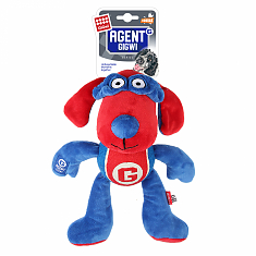 AGENT GIGWI Игрушка для собак Собака с пищалкой, 28см