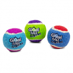 GiGwi BALL Originals Игрушка для собак Три мяча с пищалкой, 4см