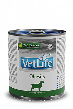 VET LIFE OBESITY паштет для собак при ожирении, 300 г.