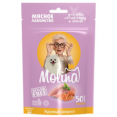 MOLINA, Лакомство для собак мелких пород и щенков, Куриный хворост, 50 г, 1443-1