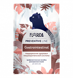 FLORIDA Gastrointestinal сухой корм для кошек для поддержания здоровья пищ.системы, 1,5кг