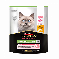 PRO PLAN Nature Elements STERILISED для кошек (КУРИЦА), 400 г