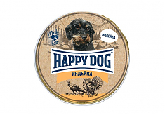 HAPPY DOG паштет для собак (ИНДЕЙКА), 125 г.