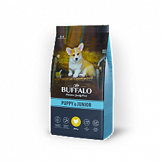 MR. BUFFALO PUPPY & JUNIOR для щенков и юниоров средних и крупных пород, (КУРИЦА), 0,8 кг.