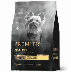 PREMIER Adult Mini Turkey 1 кг (Индейка для взрослых собак мелких пород)
