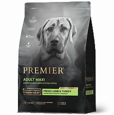 PREMIER Adult Maxi Lamb&Turkey 3 кг (Ягненок/Индейка для взрослых собак крупные пород)