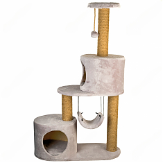 Домик-когтеточка МОНИКА (40х80х130 см), BLACK CAT