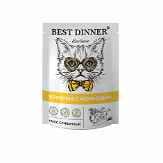 Best Dinner Курочка с морковью мусс сливочный 85 г.