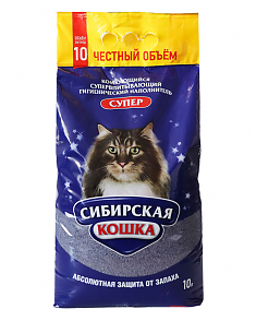Сибирская Кошка СУПЕР комкующийся, 10л 