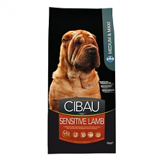 CIBAU SENSITIVE MEDIUM & MAXI (РИС, ЯГНЕНОК) 12 кг