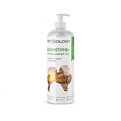PETBIOLOGY Шампунь и кондиционер для собак, Италия, 750 мл