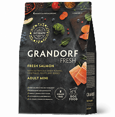 GRANDORF Fresh Dog Adult MINI Salmon&Sweet Potato (Лосось с бататом для собак мелких пород) 1кг