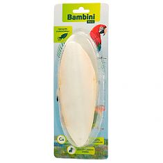 Лакомство Bambini Pets панцирь каракатицы для крупных попугаев 20 см