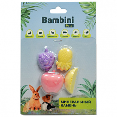 Bambini Pets Фрукты Минеральный камень для грызунов 