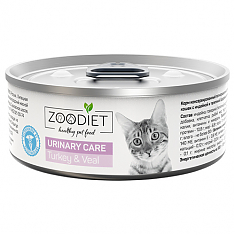 Zoodiet Urinary Care д/поддержания здоровья мочевыводящих путей с индейкой и телятиной диета 100 г