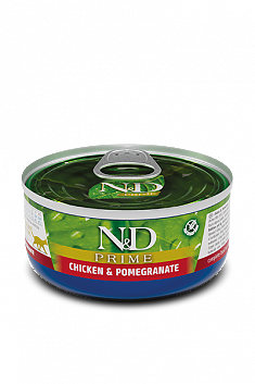 N&D PRIME влажный корм для кошек (КУРИЦА, ГРАНАТ), 70 г.