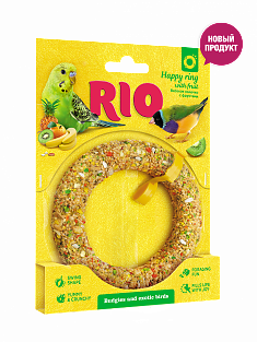 RIO веселое колечко для волнистых попугаев и экзотов, 80 г