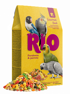 RIO яичный корм для средних и крупных попугаев, 250 г