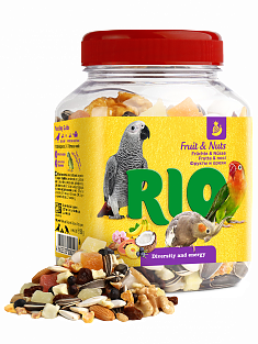 RIO фруктово-ореховая смесь для птиц, 160 г