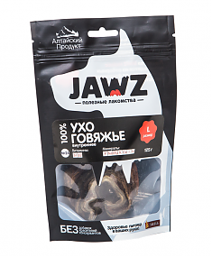 JAWZ Лакомства Ухо говяжье L, 125 г, шт