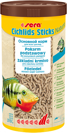 Корм для цихлид, основной в палочках "Cichlids Sticks Nature", 1000 мл, 210 г, S0210