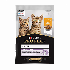 PRO PLAN HEALTHY START для котят (КУРИЦА, ЖЕЛЕ), 85г