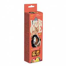 LITTLE ONE палочки для крупных грызунов с фруктами, 2 шт, 120 г