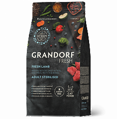 GRANDORF Fresh Cat STERILISED Lamb&Sweet Potato (Ягненок с бататом д/стерил кошек) 2кг, шт