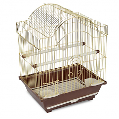 Клетка 2113G для птиц, золото, 300х230х390мм, Triol