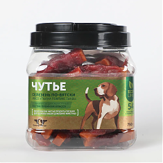 Лакомство ЧУТЬЁ селезень по-вятски на ломтике тыквы для собак, 750 г. GREENQZIN.