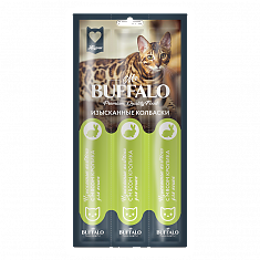 MR. BUFFALO Колбаски с мясом кролика для кошек, 3 шт.