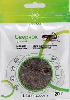ONTO Сверчок сушеный, 20 г