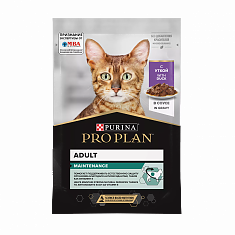 PRO PLAN MAINTENANCE для кошек (УТКА, СОУС), 85 г