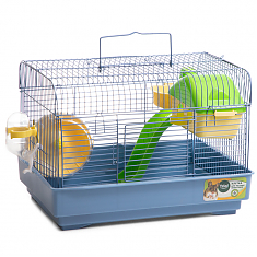 Клетка YDB232 для мелких животных, эмаль, сине-серая, 330х230х230мм, Triol
